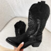 Celeste western boots zwart