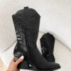 Bo western boots zwart