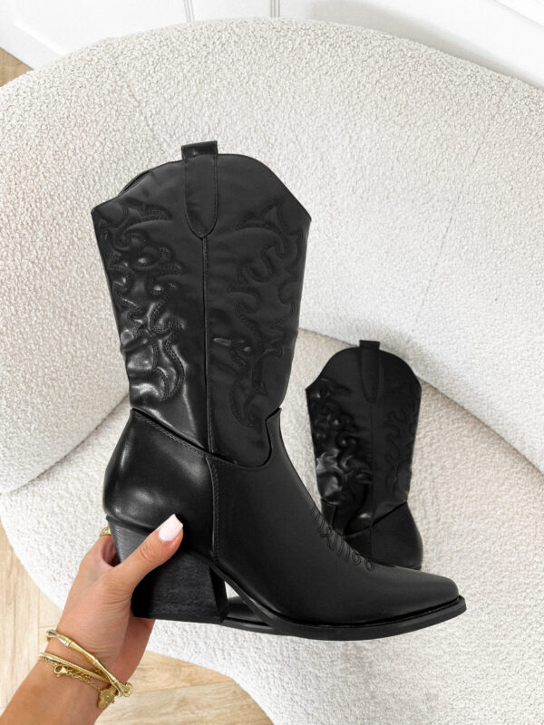Bo western boots zwart
