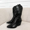 Bo western boots zwart